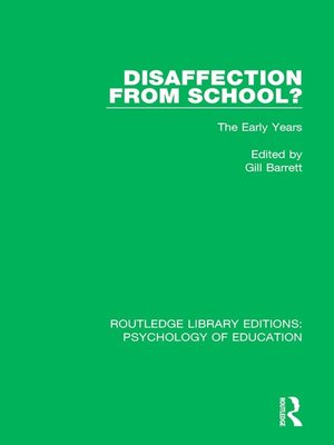 cover image of Disaffection from School?